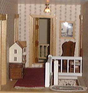 Dollhouse Miniature Upper Hallway