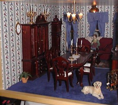Dollhouse Miniature Dining room
