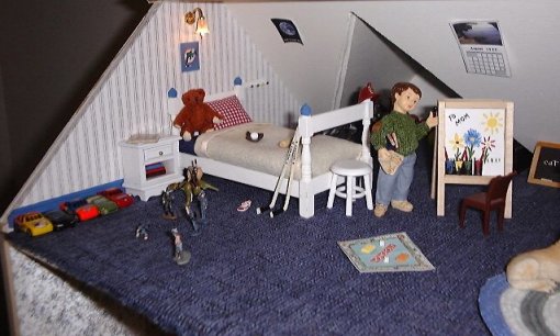 Sean's room in the dollhouse